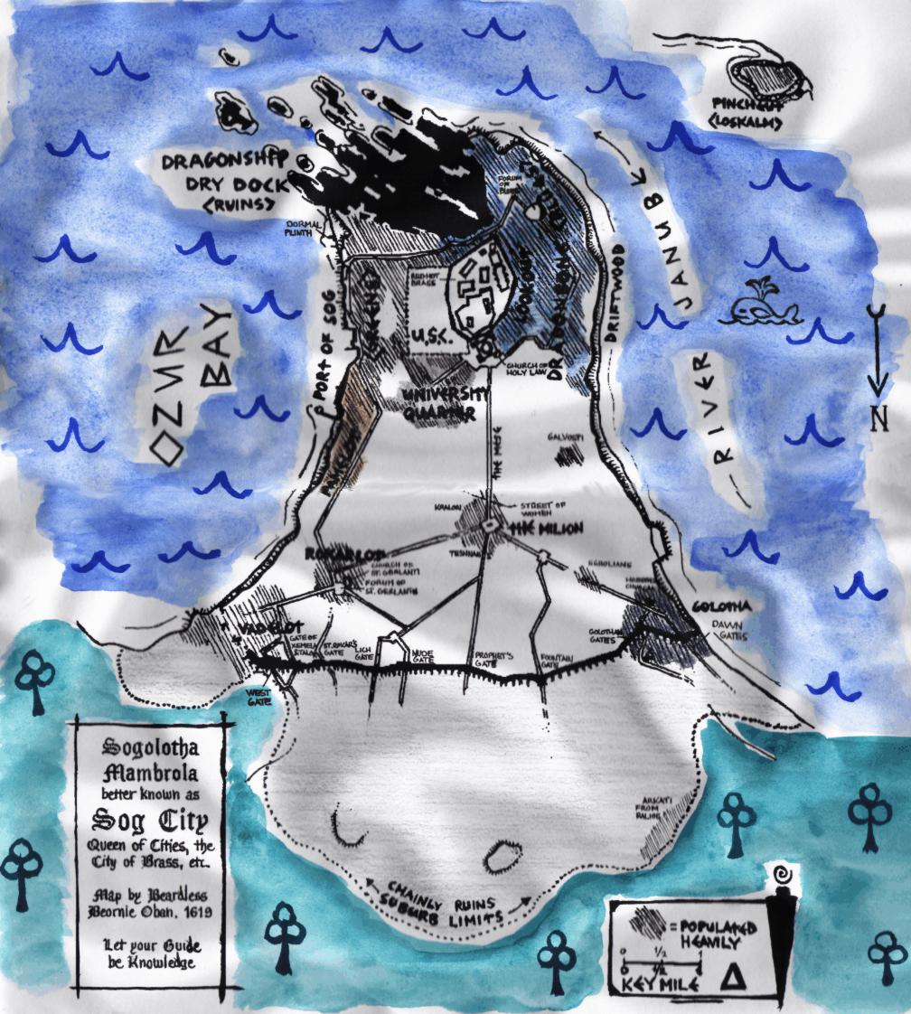 Map of Sogolotha Mambrola, Queen of Cities